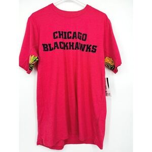 Hands High Chicago Blackhawks NHL Mens Red Heathered Graphic T-Shirt M